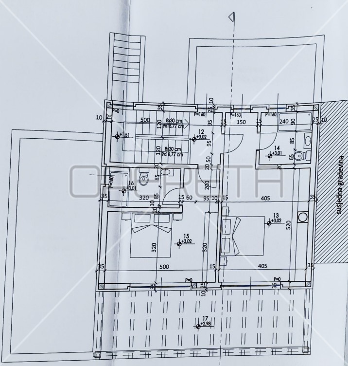 Banjole, građevinsko zemljište sa građevinskom dozvolom na odličnoj lokaciji